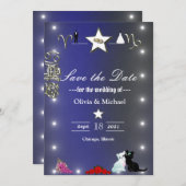 Zodiac Save The Date (Voorkant / Achterkant)