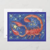 Zodiac Scorpio-briefkaart Briefkaart (Voorkant / Achterkant)