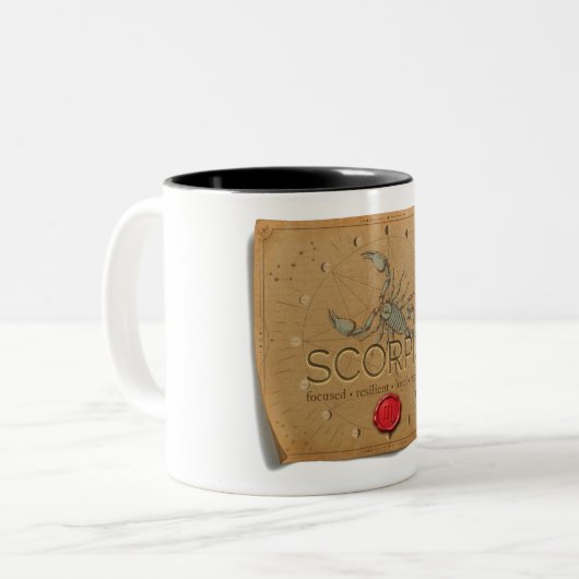Zodiac - Scorpio - Coffee Mug (Devant gauche)
