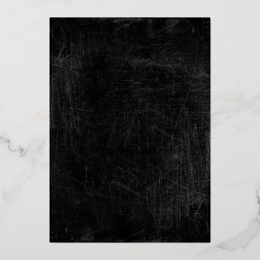 Zodiac Scorpio Folie Uitnodiging (Achterkant)