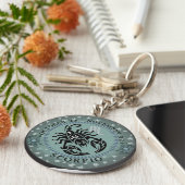 Zodiac Scorpio Sleutelhanger (Zijkant)