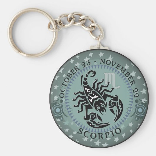 Zodiac Scorpio Sleutelhanger (Voorkant)