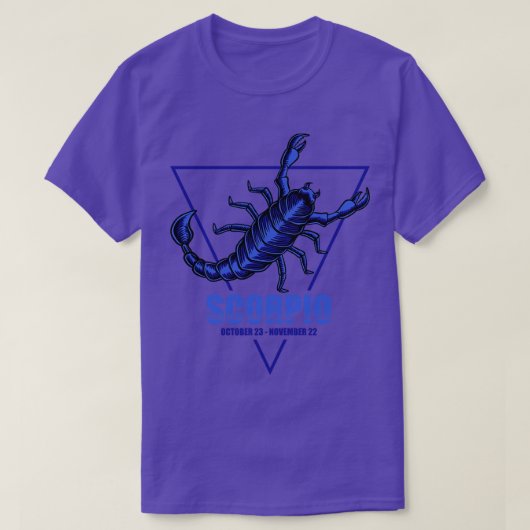 Zodiac Scorpio T-shirt (Design voorkant)