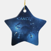Zodiac sign Cancer Keramisch Ornament (Voorkant)
