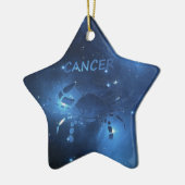 Zodiac sign Cancer Keramisch Ornament (Links)