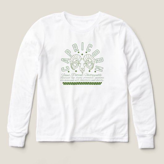 Zodiac sign-CAPRICORN born (Motif recto)