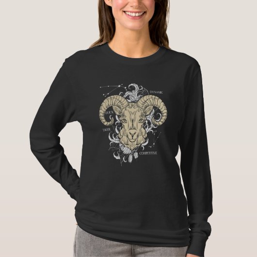 Zodiac Sign Capricorn T-shirt (Voorkant)