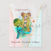 Zodiac Sign Capricorn Whimsical Symbolische Goat