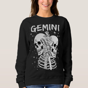 Zodiac Sign Gemini Twin Skeleton Trui