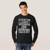 Zodiac Sign Leo-Vriendin Grafisch T-shirt (Voorkant volledig)