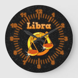 Zodiac sign Libra Grote Klok