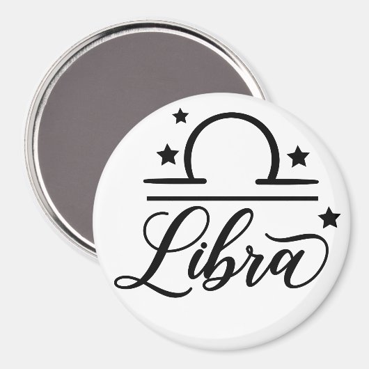 Zodiac Sign Libra Magneet (Voorkant / Achterkant)