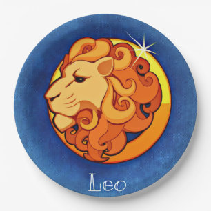 Zodiac_Sign_Lion Papieren Bordje