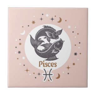 Zodiac Sign Pisces Tegeltje