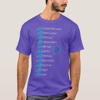 Zodiac Sign Sagittarius T-shirt