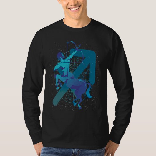 Zodiac Sign Sagittarius T-shirt (Voorkant)