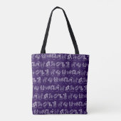 Zodiac Sign Tas (Paars) (Achterkant)