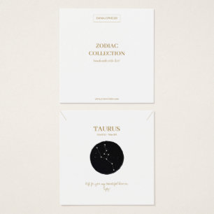 Zodiac Sign Taurus Jewelry Display Kaart