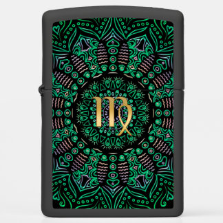 Zodiac Sign Virgo Mandala Zippo Lighter