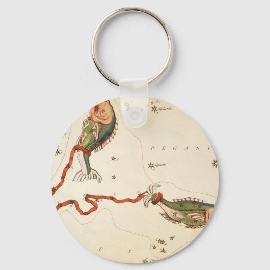 "Zodiac Sign: Vissen" sleutelhanger (Voorkant)