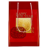 Zodiac-signalen Ox Papercut Chinees jaar 2021 MGB Medium Cadeauzakje (Achterkant)