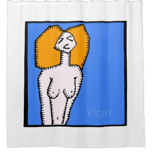 Zodiac-signalen Virgo Shower Curtain Douchegordijn