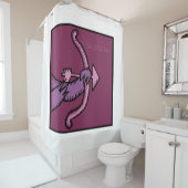Zodiac Signes Sagittarius rideau de douche (En situation)