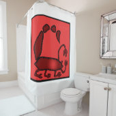 Zodiac Signes Scorpio Douche rideau (En situation)