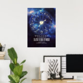 Zodiac Signs | Bevestigingsweddenschap Poster (Thuiskantoor)