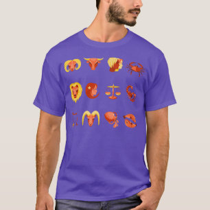 Zodiac Signs Halloween Zodiac Horoscope Astrologie T-shirt