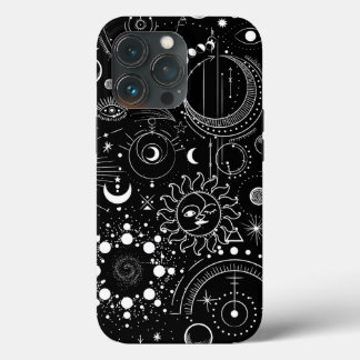 Zodiac Signs Night Sky Constellation Stars iPhone 13 Pro Hoesje