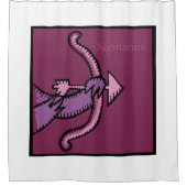 Zodiac Signs Sagittarius douchegordijn (Voorkant)