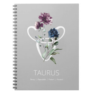 Zodiac Star Sign Taurus Notitieboek