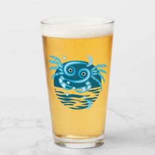 Zodiac Star-teken - kankersymbool Glas
