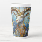 Zodiac - Steenbok de Zee Geit Latte Mok (Voorkant)