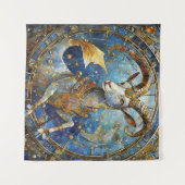 Zodiac - Steenbok de Zee Geit Wandkleed (Voorkant (horizontaal))