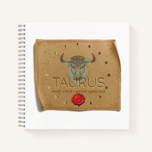 Zodiac - Stier - Dagboek Notitieboek