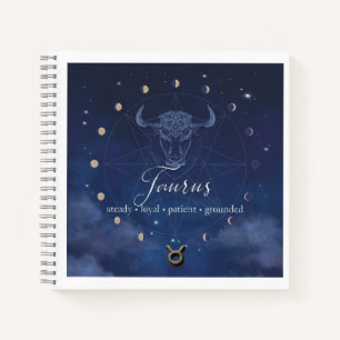 Zodiac - Stier - Dagboek Notitieboek