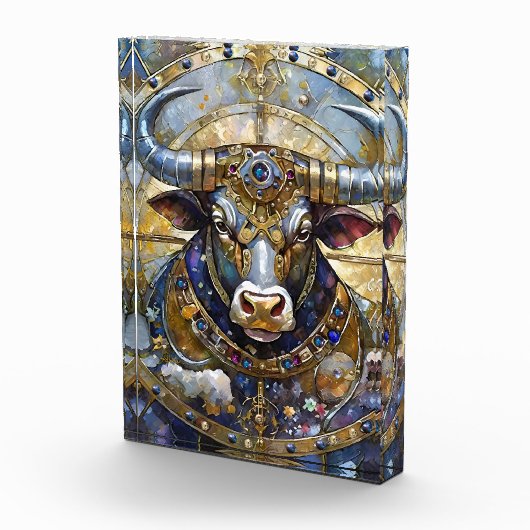 Zodiac - Stier de stier Fotoblokken (Rechts)