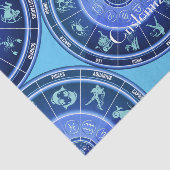 Zodiac Sun Sign Astrology Calendar Thunder_Cove Tissuepapier (Detail)