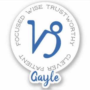 Zodiac Symbol Capricorn Sticker