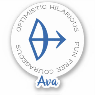 Zodiac Symbol Sagittarius Sticker
