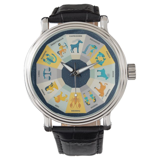 Zodiac-symbool Horloge (Voorkant)