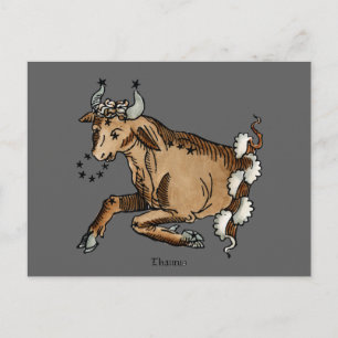 Zodiac: Taurus, 1482 Briefkaart
