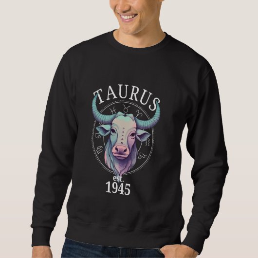 Zodiac Taurus Bull geboren in 1945 Trui (Voorkant)