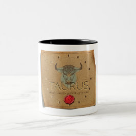Zodiac - Taurus - Coffee Mug Tweekleurige Koffiemok
