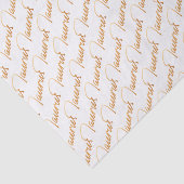 Zodiac "Taurus" Gold Script Tissue Paper Tissuepapier (Detail)