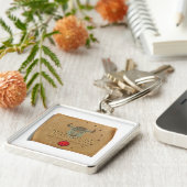 Zodiac - Taurus - Keychain (Zijkant)