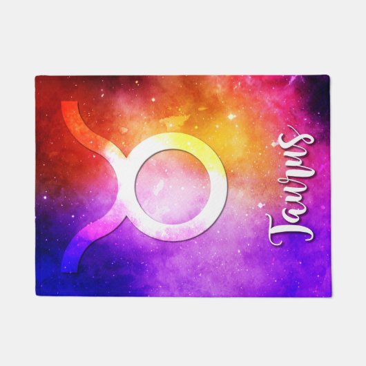 Zodiac: Taurus Space Snoep Deurmat (Voorkant)