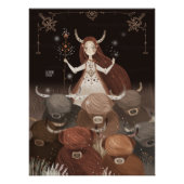 Zodiac Taurus van Alexandra Dikaia Perfect Poster (Voorkant)